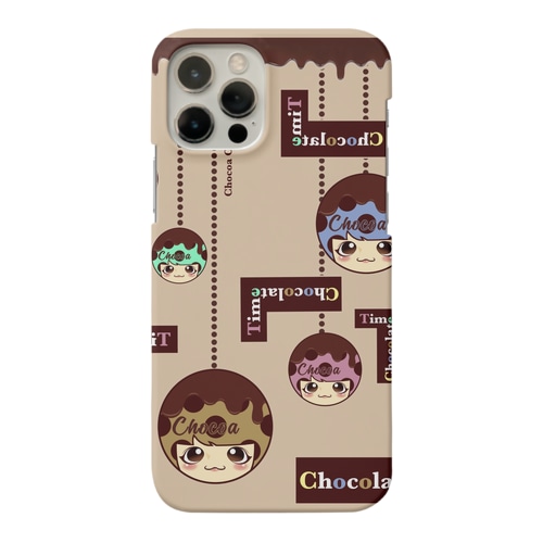 Chocolate Time🍫カフェ・オ・レと一緒に♪(iPhone用) Smartphone Case