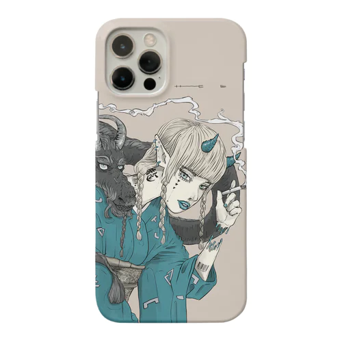 龍と着物 Smartphone Case