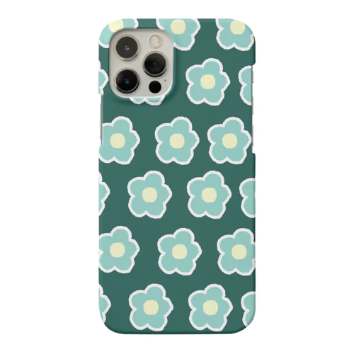 お花青(緑) Smartphone Case