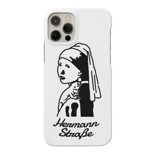 イラスト絵画：フェルメールとフトアゴヒゲトカゲ Smartphone Case