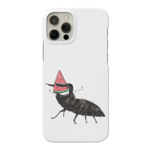 ゆるいクワガタ&スイカ Smartphone Case