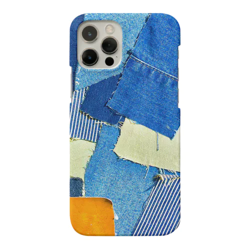 デニム柄　iPhoneケース Smartphone Case