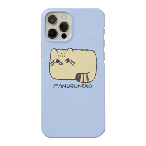 しかくいマヌルネコ　パープル Smartphone Case