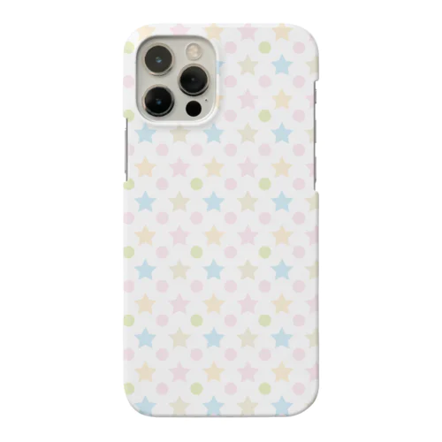 星と丸 桃 Smartphone Case