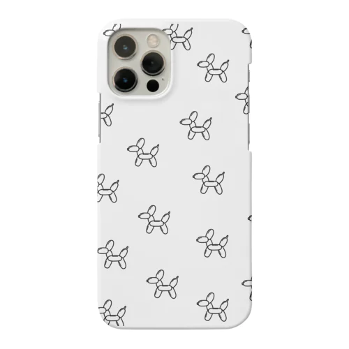 dog柄（WHT） Smartphone Case