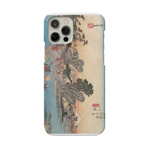 歌川広重_東海道五拾三次之内　川崎 六郷渡舟 Smartphone Case