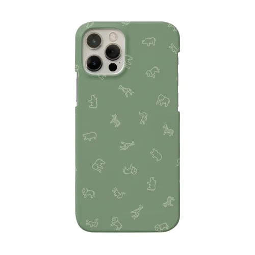 サファリアニマルズ MossGreen Smartphone Case