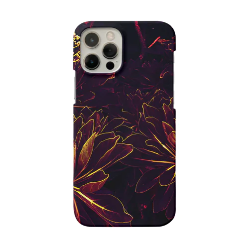 BLACK FLOWERS Smartphone Case