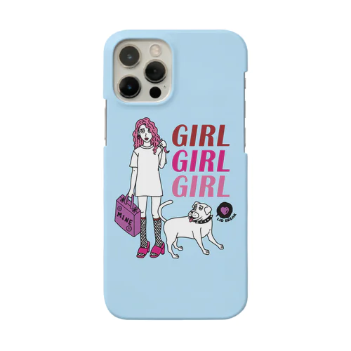 GIRL GIRL GIRL iPhoneケース 스마트폰 케이스