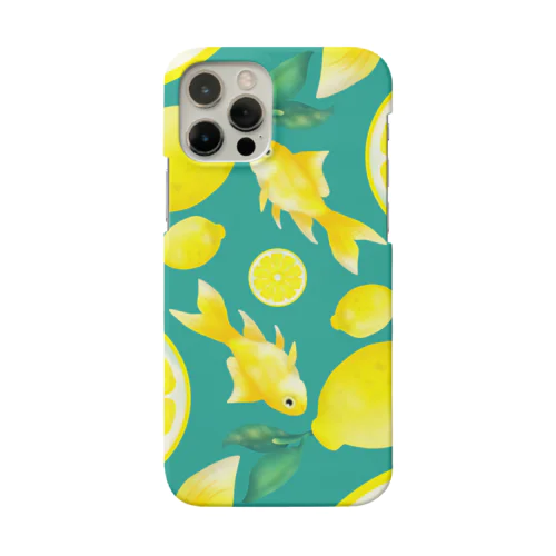 檸檬と金魚_緑 Smartphone Case