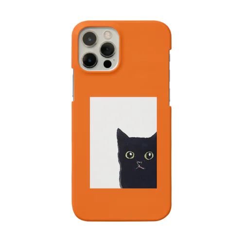 窓の外を見る猫オレンジ Smartphone Case