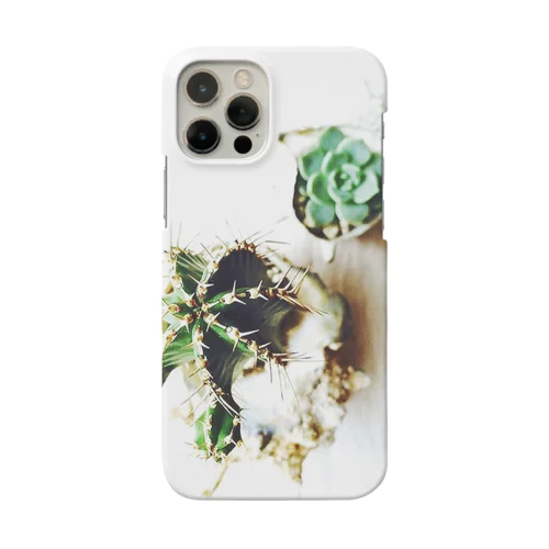 【貝殻と、サボテン】iPhoneケース Smartphone Case