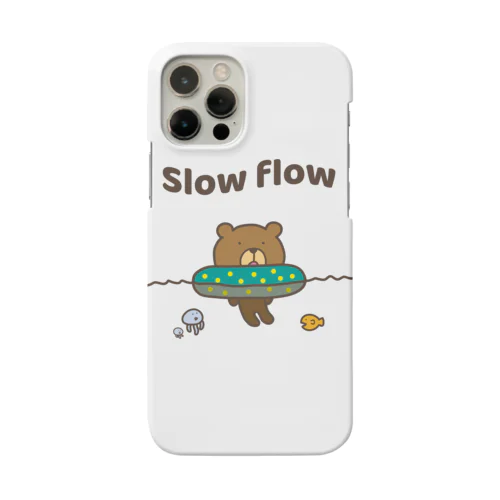 流れに身をゆだねるクマ Smartphone Case