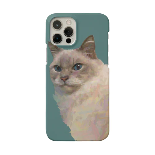 絵画風しろねこ Smartphone Case