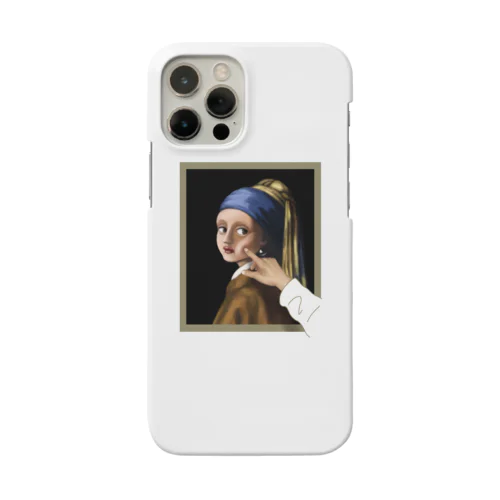 イラッとする真珠の耳飾りの少女 Smartphone Case