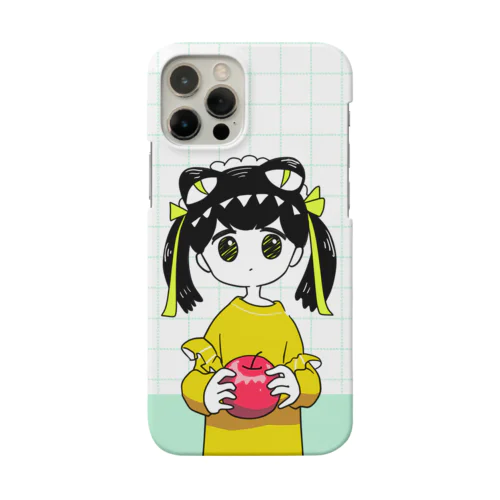 リンゴを持った女の子 Smartphone Case