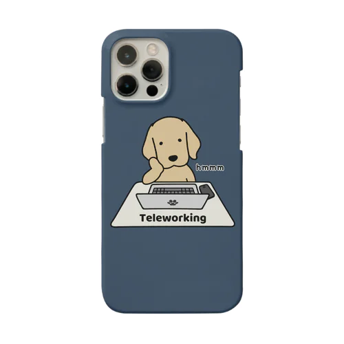 テレワーク（ネイビー） Smartphone Case