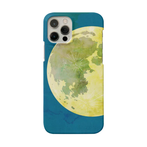 月(青地) Smartphone Case