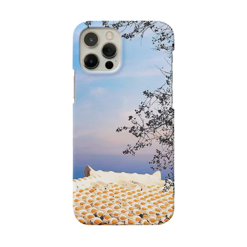 夕焼けと赤瓦屋根 Smartphone Case