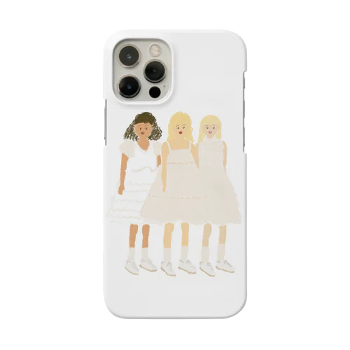 team white iPhone Smartphone Case