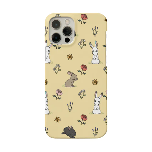 朝の庭とうさぎ  Smartphone Case