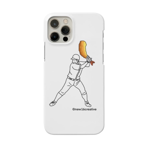 野球×エビフライ Smartphone Case