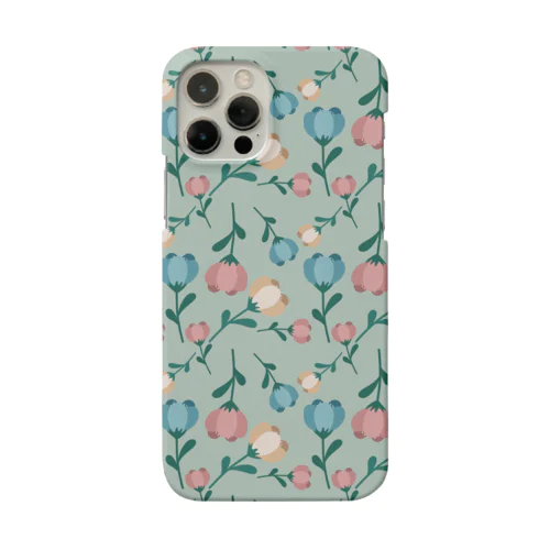 スマホケース“Flower“ Green スマホケース