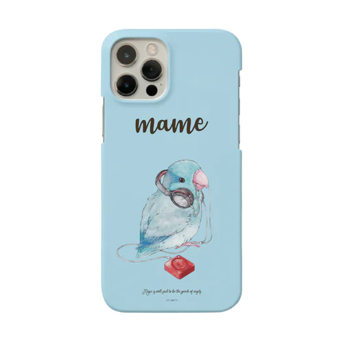 ヘッドフォンマメルリハ　青 Smartphone Case