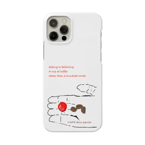 A cup of coffee rather than a hundred words〜百聞は一杯にしかず〜 Smartphone Case