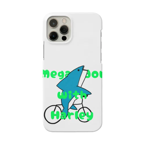 ハーレーに乗るメガロドン！！！ Smartphone Case