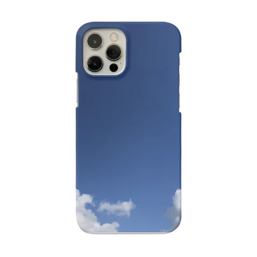 青いそら　青空　そら　くも　雲　白　シンプル　モダン　おしゃれ　オシャレ　雰囲気　綺麗　きれい　素敵　ステキ　かっこいいロイヤルブルー　抜けるような青空　自然　写真　雲　宇宙　 Smartphone Case
