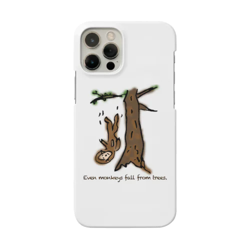 猿も木から落ちる。 Smartphone Case