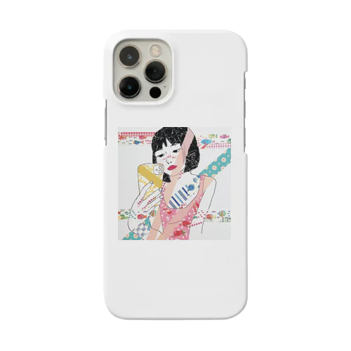 マスキングテープアート自画像 Smartphone Case