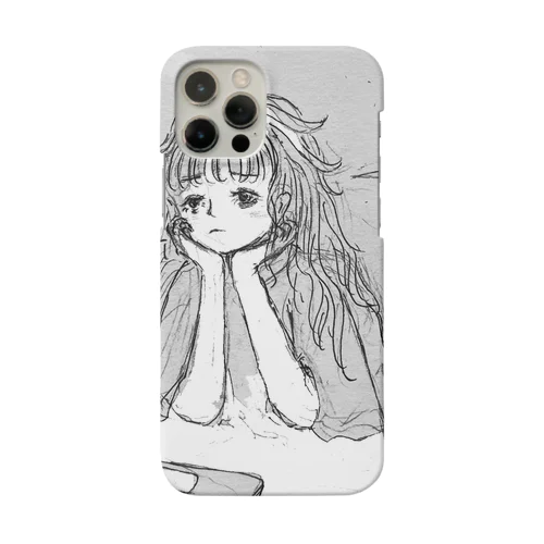 眠たげな女の子 Smartphone Case