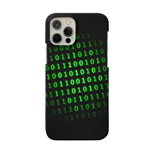 Binary Number phone case Green スマホケース