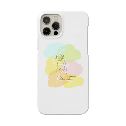 カラフルレッサーパンダ　 Smartphone Case