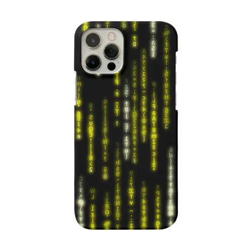 Digital Rain phone case Yellow ver.1.1.0 スマホケース