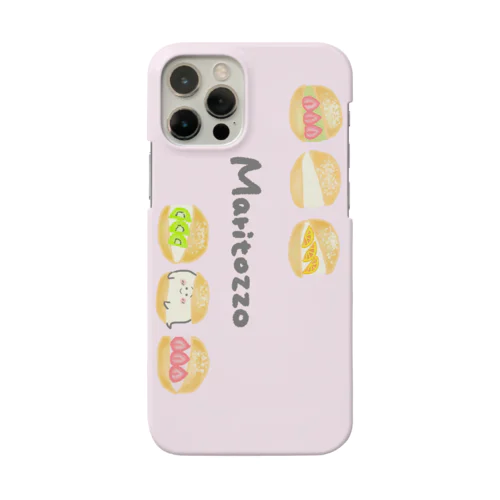 マリトッツォになりきるおばけ　ピンク Smartphone Case