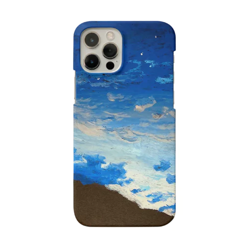 クレパス画　夜空 Smartphone Case