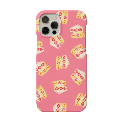 フルーツサンド（柄pink） Smartphone Case