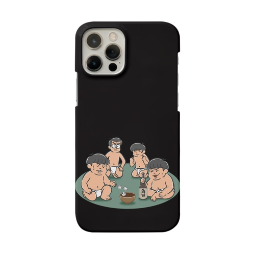 サイコロスマホケース  黒 Smartphone Case