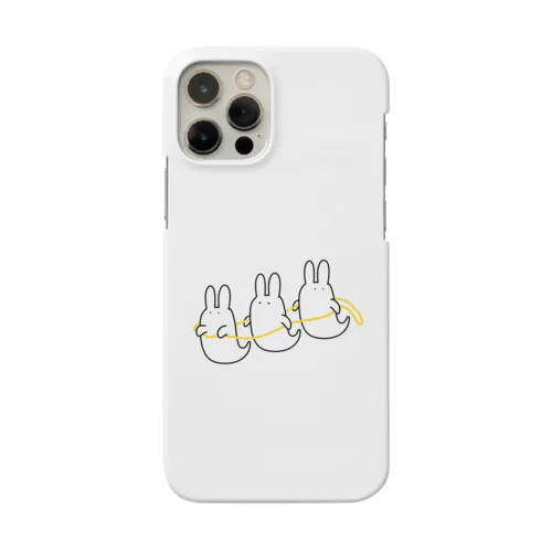 おばけうさぎ列車/白 Smartphone Case