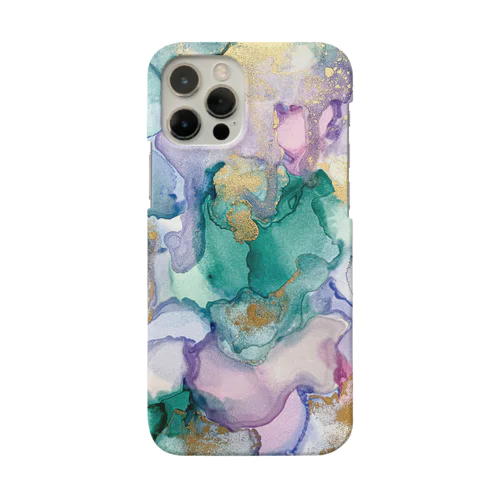 alcohol ink art №2 スマホケース