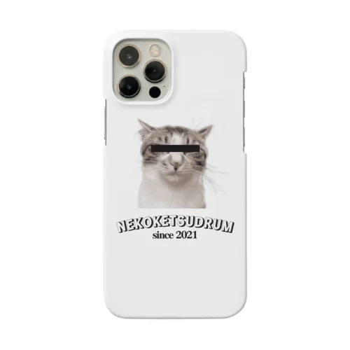 ケツドラム猫のみなちゃん・モノクロ③ iPhone Smartphone Case