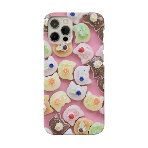 【月猫 Cafe】猫ムースケーキ Smartphone Case