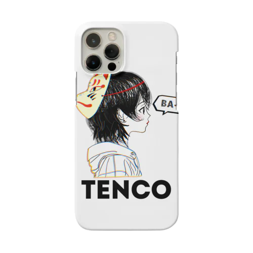 TENCOちゃん（黒ロゴ） スマホケース