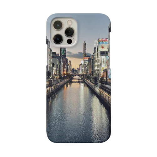 大阪の街と道頓堀 Smartphone Case