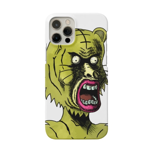 NFT風の虎 ~Tiger Face Is Scary~ Smartphone Case