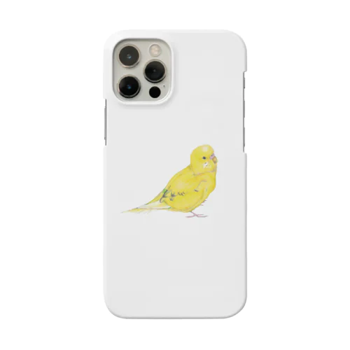 [森図鑑]セキセイインコ黄色 Smartphone Case