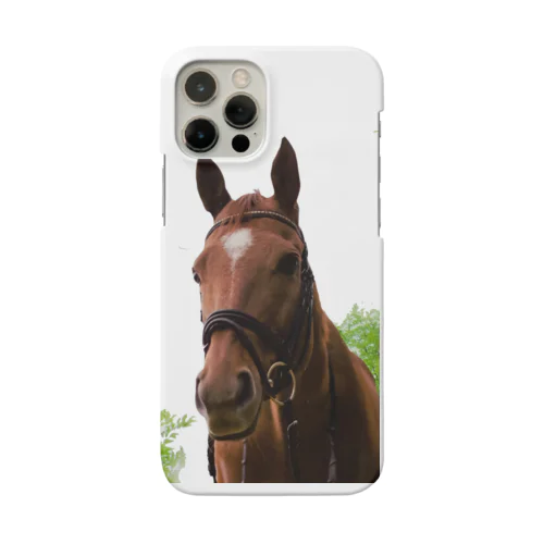 牧場 乗馬 馬術の馬 Smartphone Case